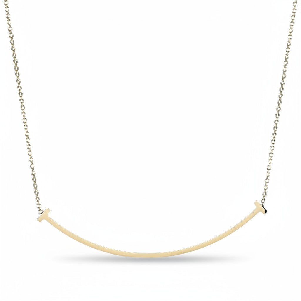Large Smile Diamond Necklace⁠