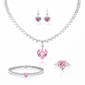 45 Carat Rosaline High Jewelry Bridal Lab-Grown Diamond Set 18K White Gold