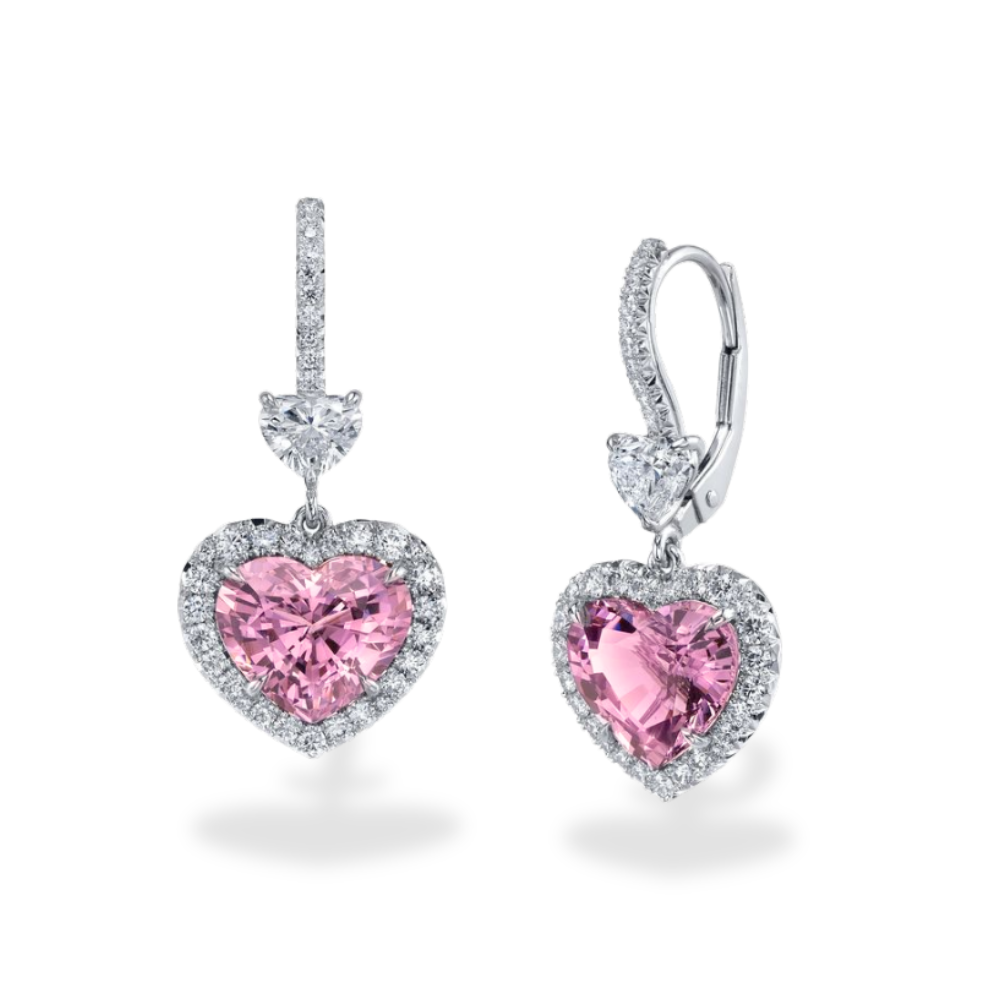 45 Carat Rosaline High Jewelry Bridal Lab-Grown Diamond Set 18K White Gold