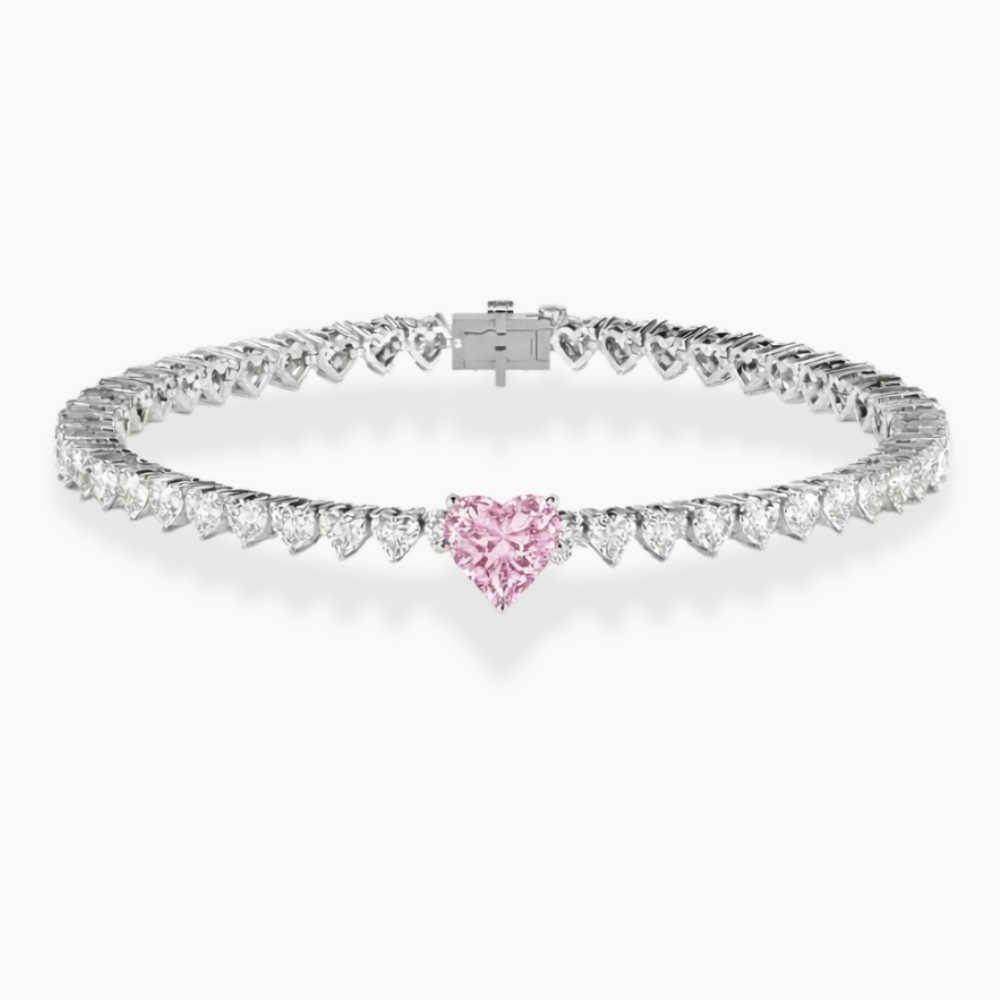 45 Carat Rosaline High Jewelry Bridal Lab-Grown Diamond Set 18K White Gold