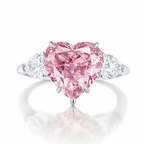 18K Solid Gold Rosaline Lab Grown Diamond High Jewelry Bridal Set