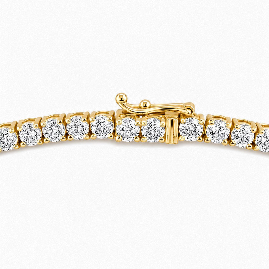 11 Carat Tennis Classic Lab Grown Diamond Necklace 18K Gold | 16.5 in ∼ 42.5 cm