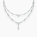 Nirvana Double Layer Lab Diamond (23 ct.) Necklace (17 in.) 18K White Gold