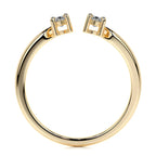 18K Solid Gold Farah 1 Carat Oval Lab Diamond Engagement Ring