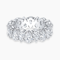 Eternity North-South Lab Grown Diamond Band Ring 18K Gold  - Pear
