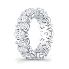 18K Solid Gold Pear North South Lab Diamond Eternity Band