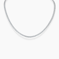 Tennis Chocker Lab Diamond (5 ct.) Necklace (14 in.) 18K White Gold