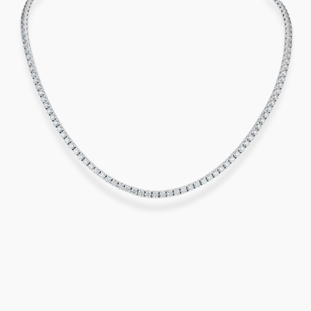 Tennis Chocker Lab Diamond (5 ct.) Necklace (14 in.) 18K White Gold