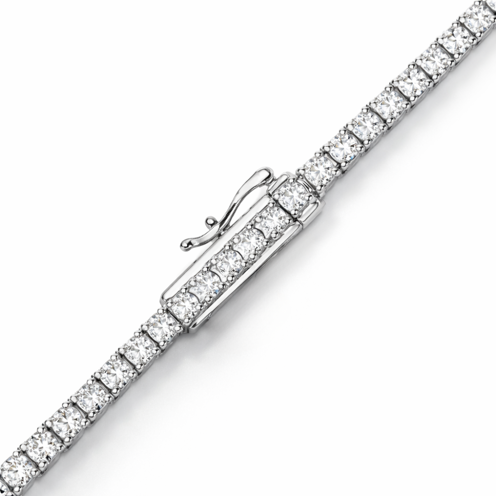 Tennis Chocker Lab Diamond (5 ct.) Necklace (14 in.) 18K White Gold