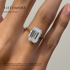 Pear Cut Diamond Solitaire Engagement Ring in Solid Gold⁠