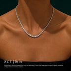 Classic Four-Prong Diamond Tennis Necklace⁠