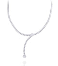 Bridal Lab Diamond (10 ct.) Drop Necklace (18 in.) 3/4 Diamonds 18K White Gold