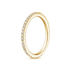 18K Solid Gold Asscher Solitaire Wedding Ring Set
