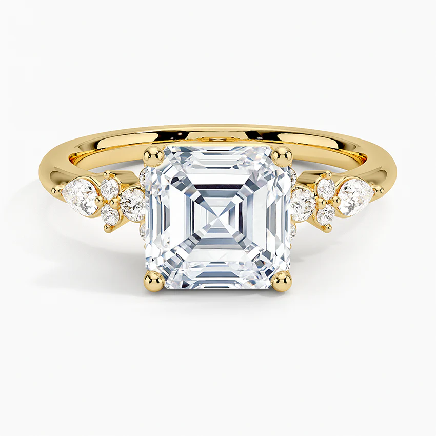 ecomposer-view with diamond shape-asscher, ecomposer-size-2-ct, ecomposer-size-2.5-ct, ecomposer-size-3-ct, ecomposer-metal type-yellow-gold-18k