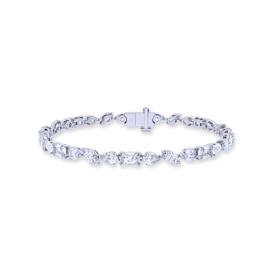 39 Carat Deline High Jewelry Bridal Lab-Grown Diamond Set 18K White Gold
