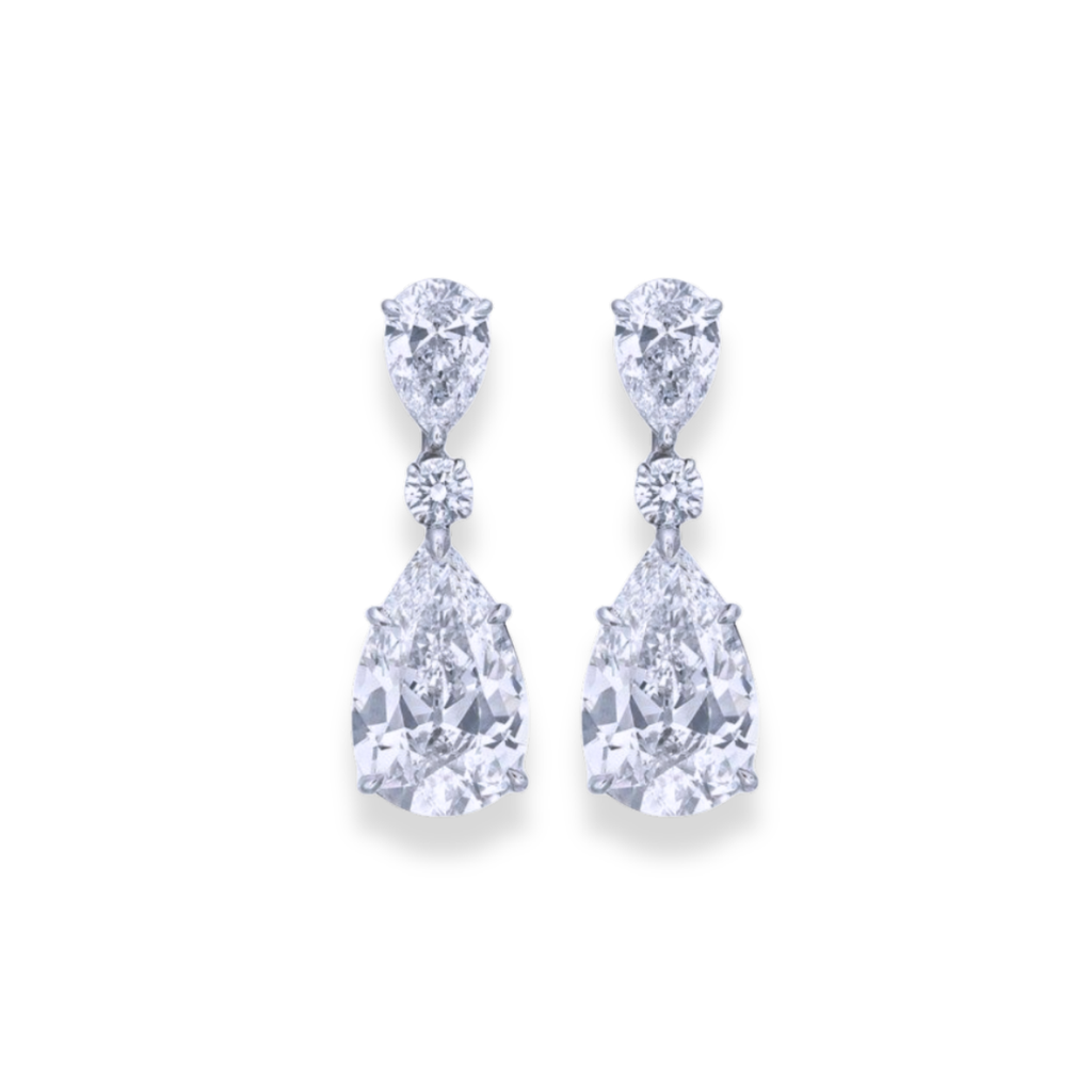 39 Carat Deline High Jewelry Bridal Lab-Grown Diamond Set 18K White Gold