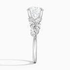 18K Solid Gold Gardenia Signature Lab Diamond Ring