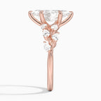 18K Solid Gold Gardenia Signature Lab Diamond Ring