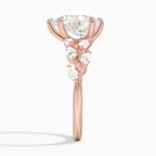 18K Solid Gold Gardenia Signature Lab Diamond Ring