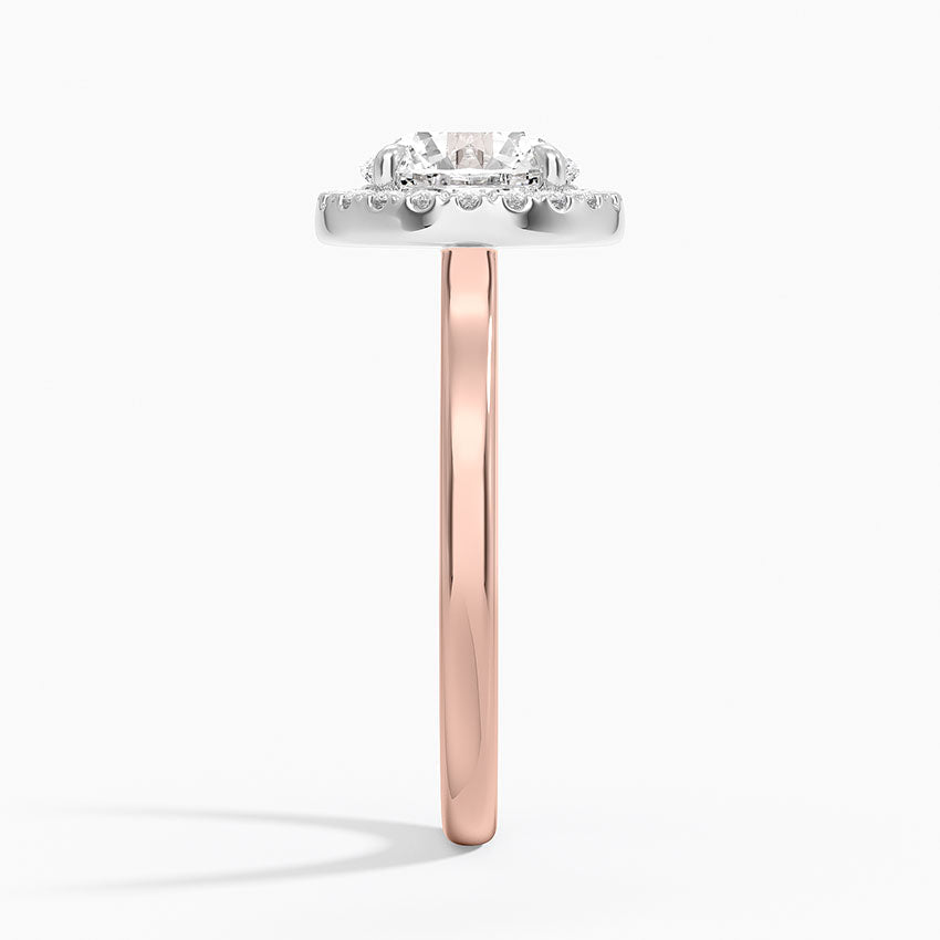 Moana Vintage Accents  Lab Diamond Ring in 18K Gold - Round