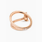18K Solid Gold Melanie Pear Diamond Engagement Ring