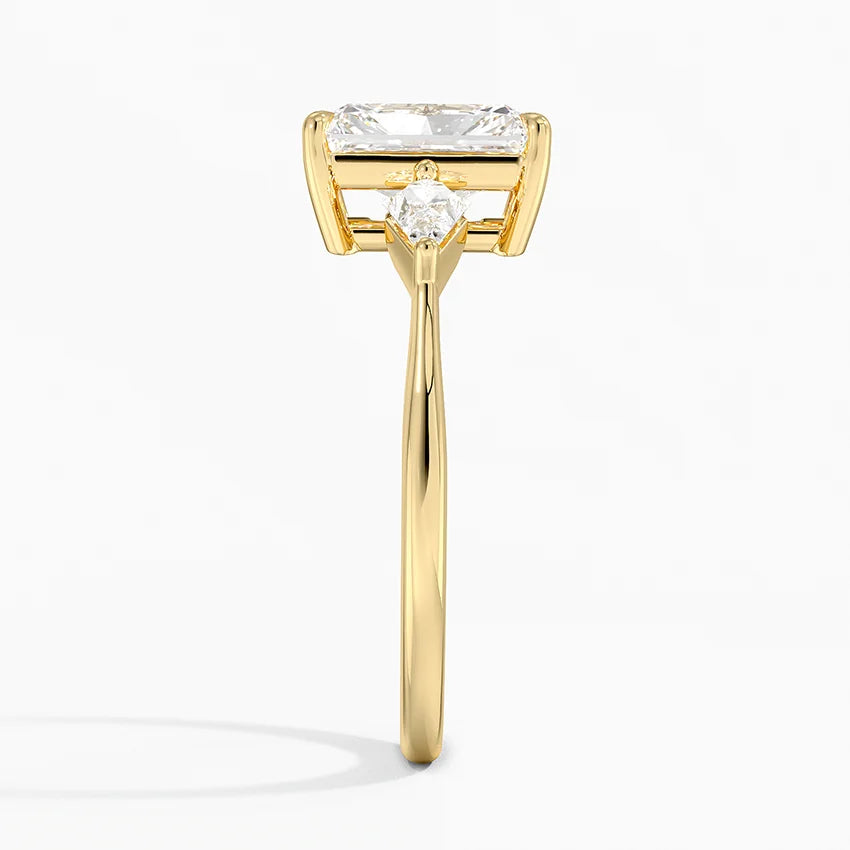 18K Solid Gold Classic Trilogy Ring