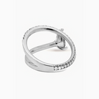18K Solid Gold Melanie Pear Diamond Engagement Ring