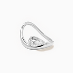 18K Solid Gold Farida Pear Diamond Engagement Ring