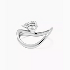 18K Solid Gold Farida Pear Diamond Engagement Ring