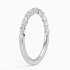 Marquise & Round Alternating Diamond Eternity Wedding Band⁠