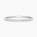 Oval East-West Tennis Lab Diamond Bracelet (3 ct. tw.) 18K Gold