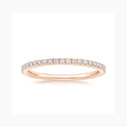 Pear Diamond Pavé Engagement Ring & Matching Band Set⁠