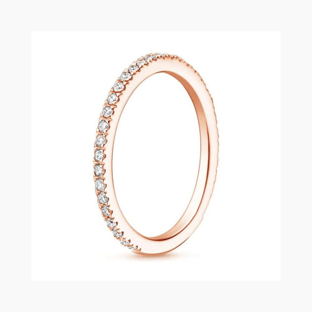Pear Diamond Pavé Engagement Ring & Matching Band Set⁠
