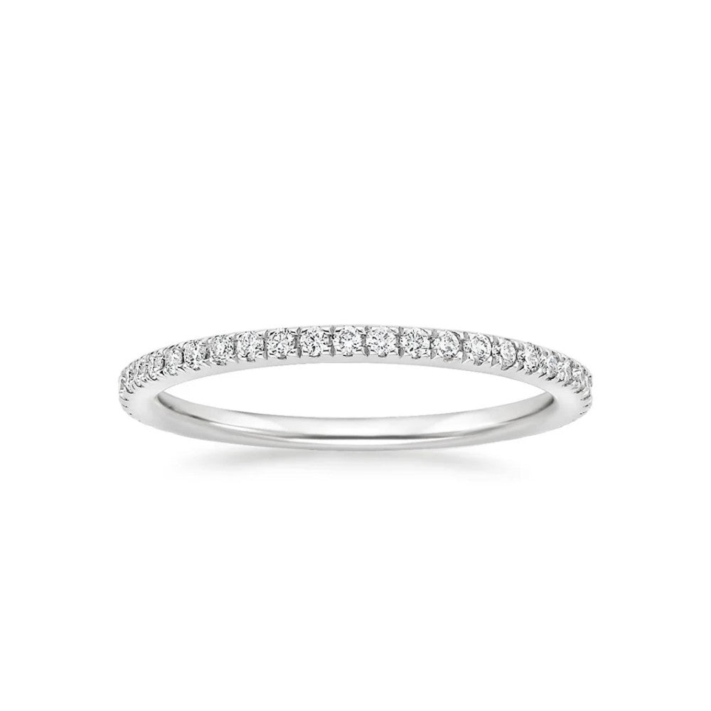 Pear Diamond Pavé Engagement Ring & Matching Band Set⁠