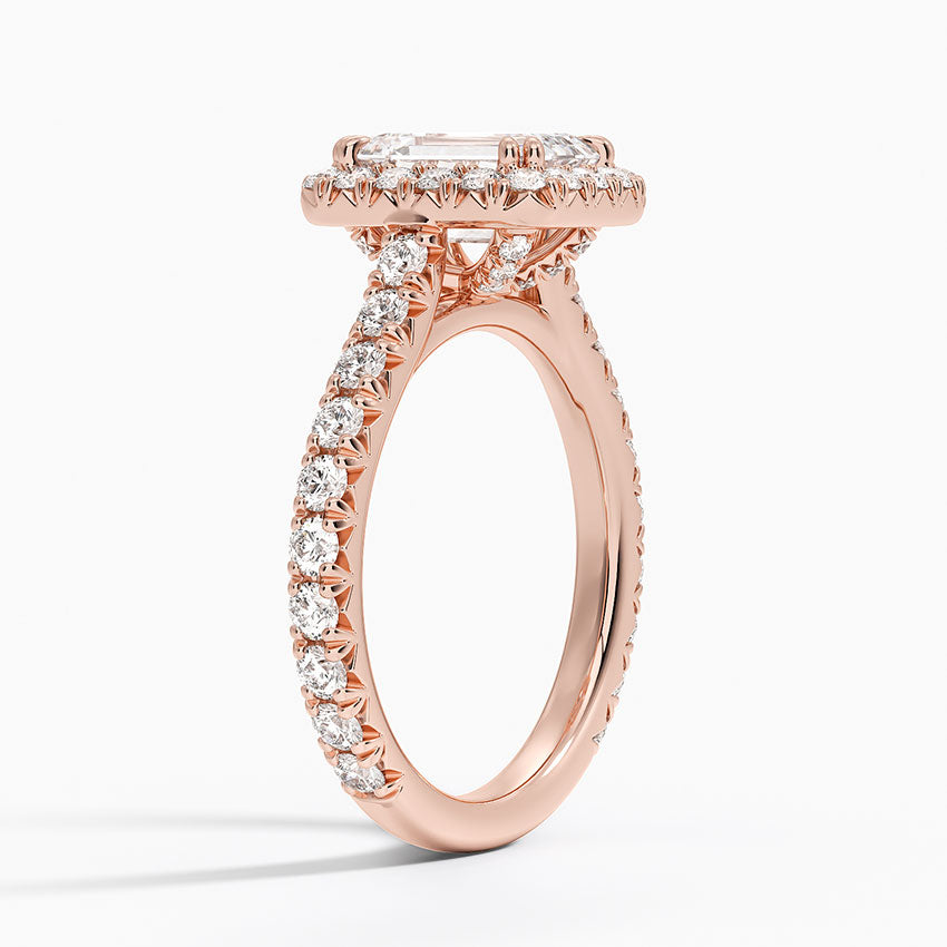Halo Pave Ring