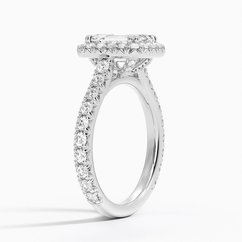 Halo Pave Ring