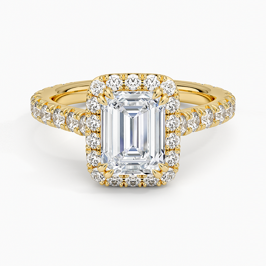 Halo Pave Ring