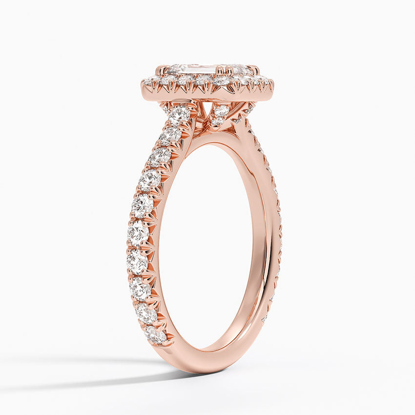 Halo Pave Ring