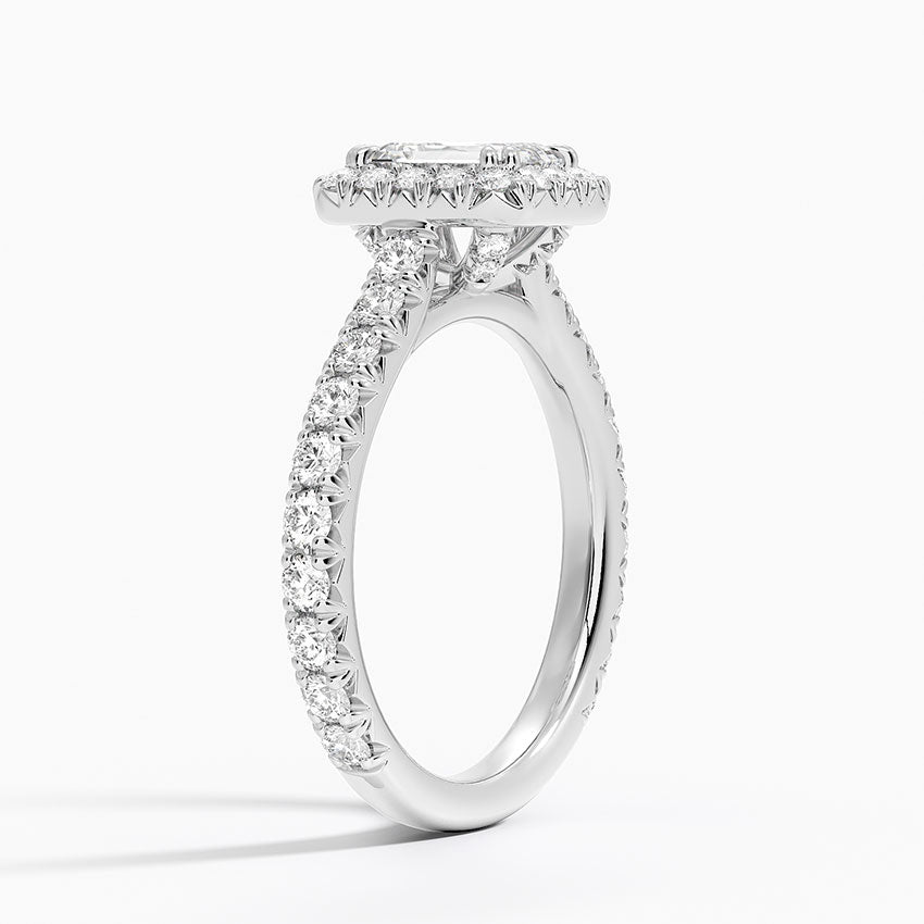 Halo Pave Ring