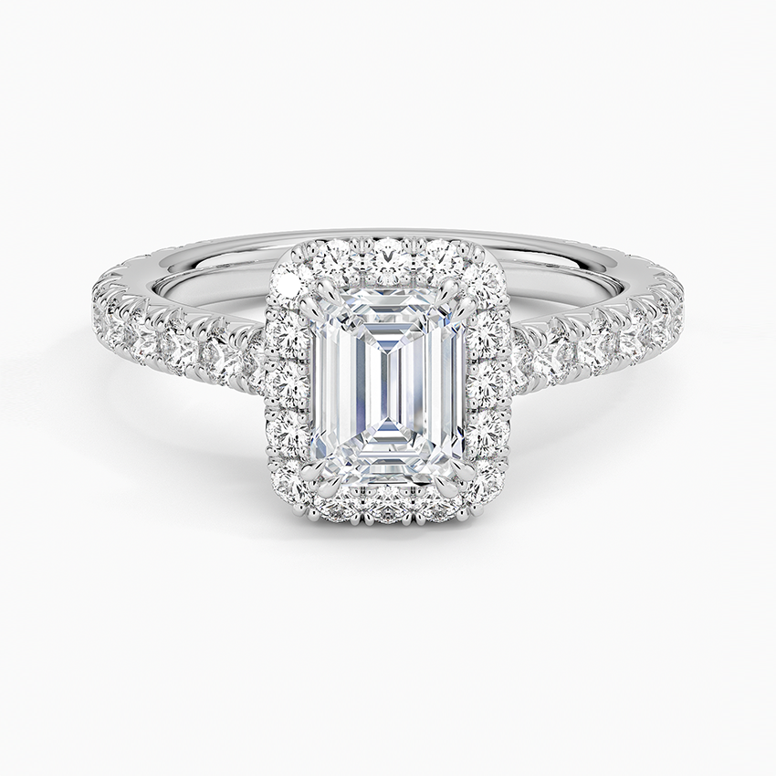 Halo Pave Ring