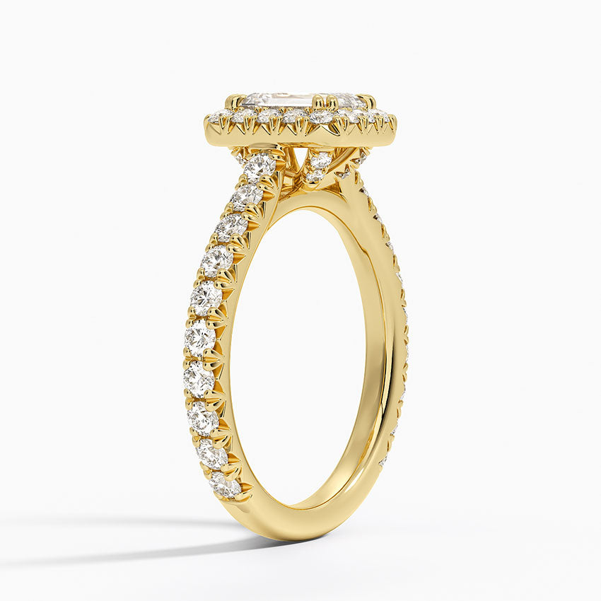 Halo Pave Ring