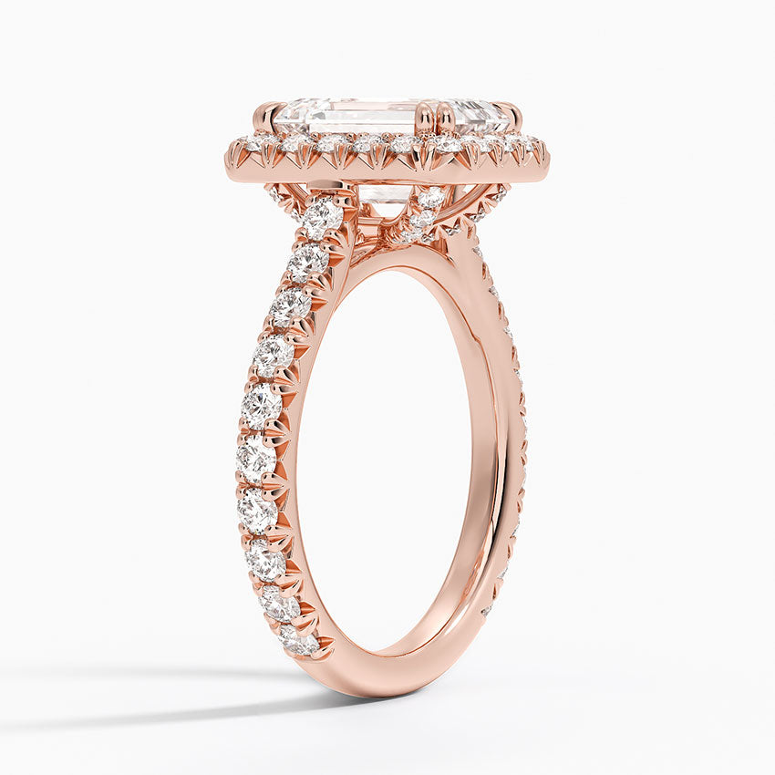 Halo Pave Ring