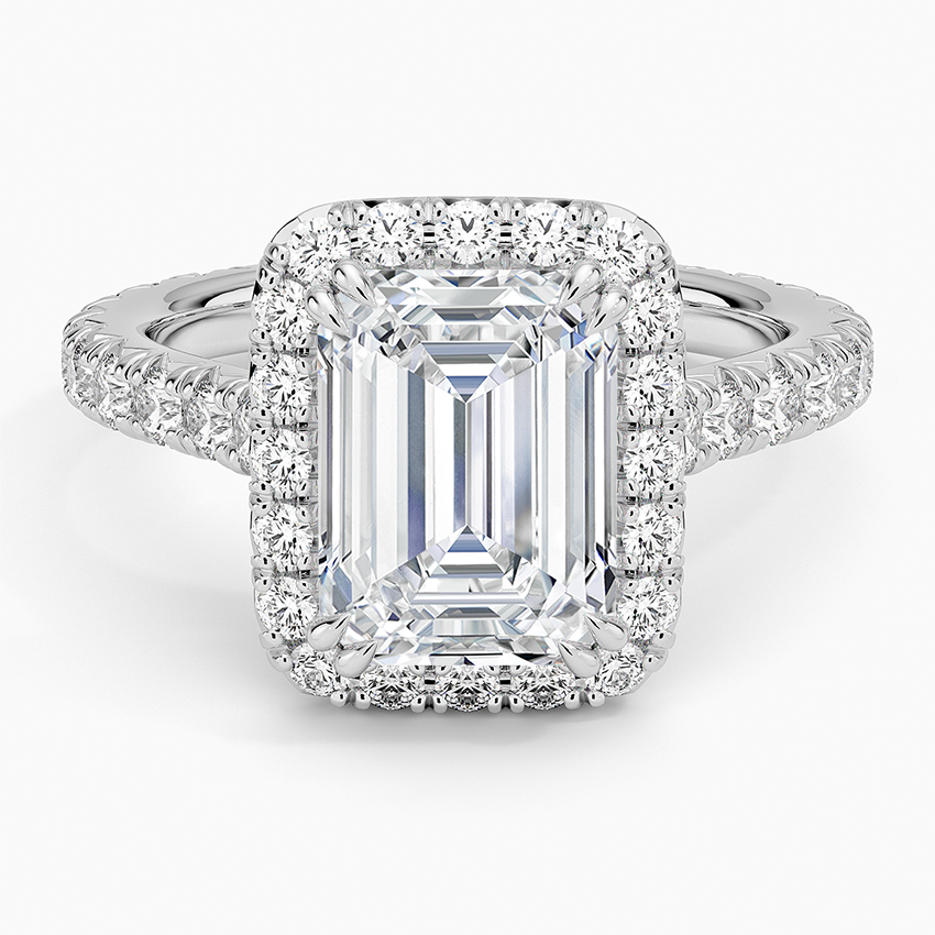 Halo Pave Ring