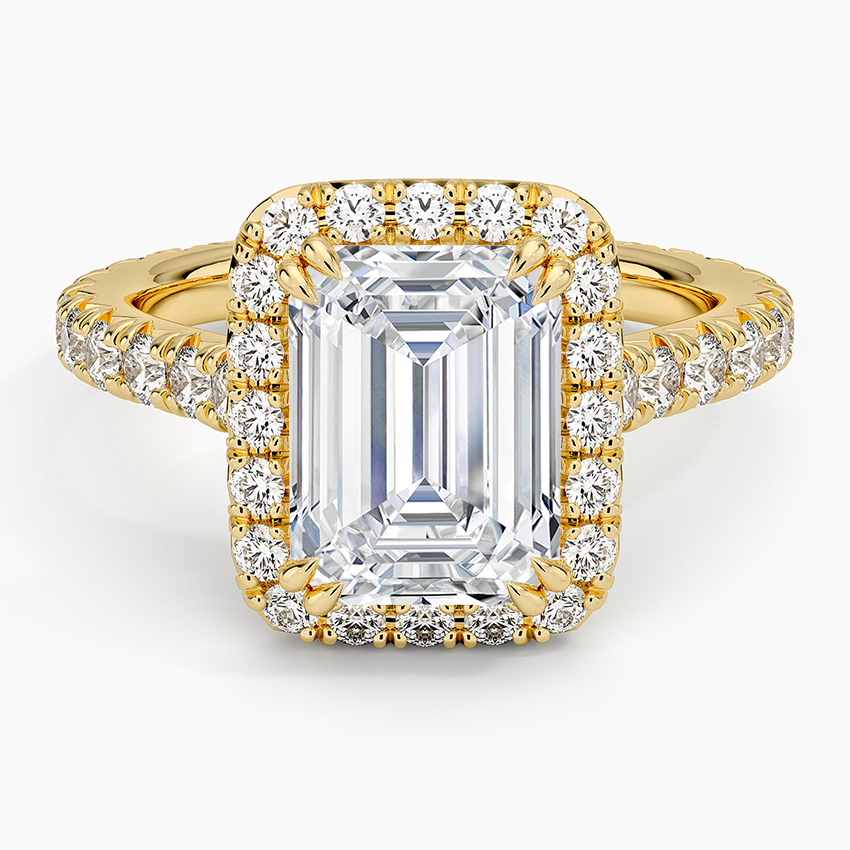 Halo Pave Ring