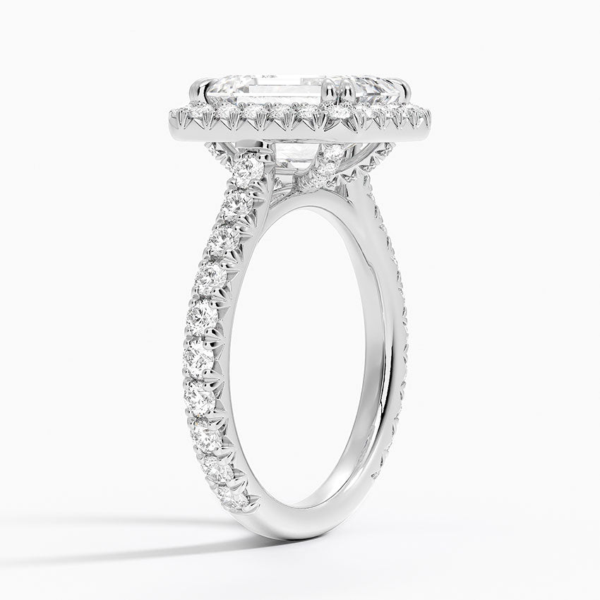 Halo Pave Ring
