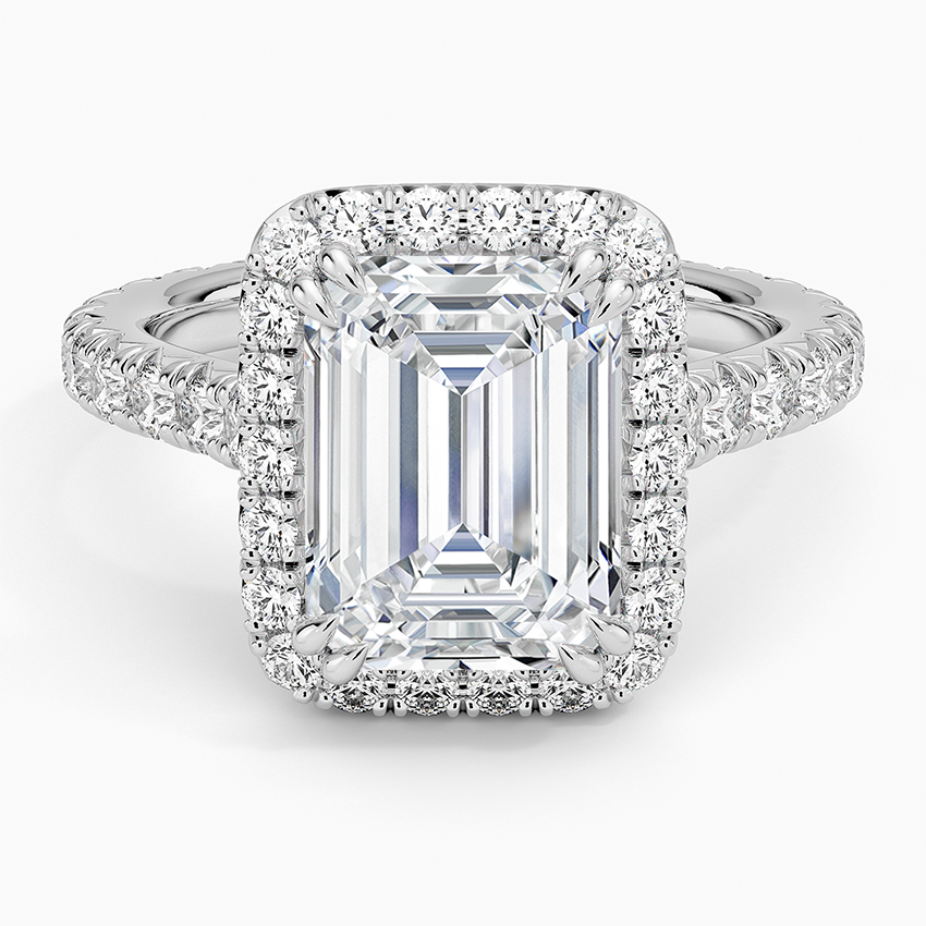 Halo Pave Ring