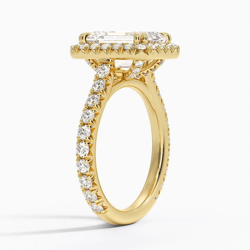 Halo Pave Ring