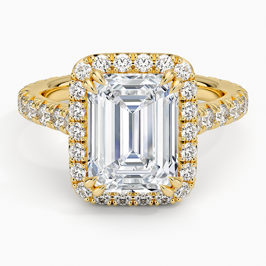 Halo Pave Ring