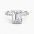 ecomposer-view with diamond shape-emerald,ecomposer-size-2-ct,ecomposer-metal type-white-gold-18k