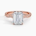 ecomposer-view with diamond shape-emerald,ecomposer-size-2-ct,ecomposer-metal type-rose-gold-18k